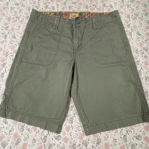Levi's Women's Shorts - Tab Twills - Size 10 - Light green/gray color - EUC